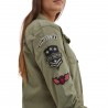 Veste Coton Femme Von Dutch Angel Kaki Veste Coton Femme Von Dutch Angel Kaki