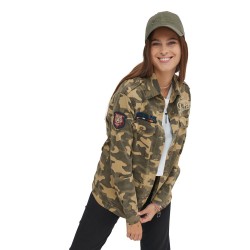 Veste femme coupe militaire avec poches Bomb