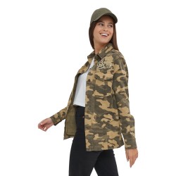 Veste femme coupe militaire avec poches Bomb