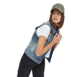 Veste Jean's femme sans manches Nash