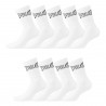 Lot de 9 Paires de Chaussettes Tennis Uni