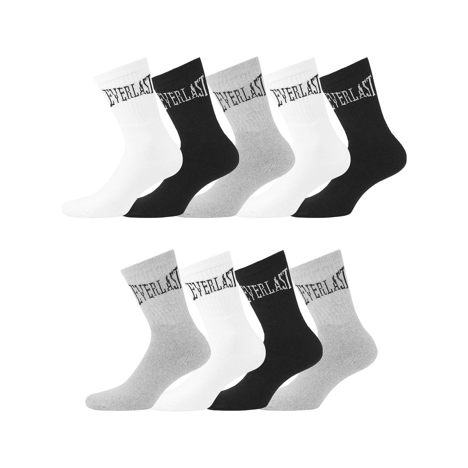 Lot de 9 Paires de Chaussettes Tennis Uni Lot de 9 Paires de Chaussettes Tennis Uni