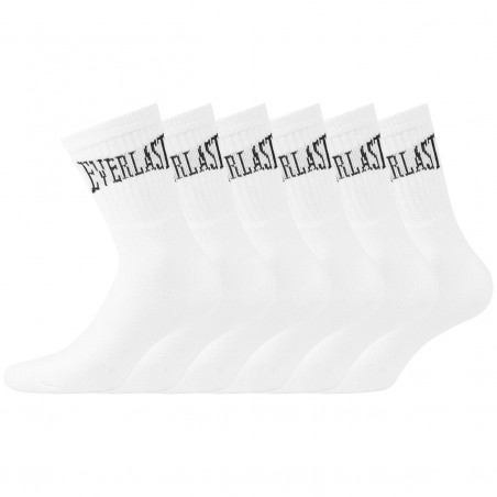 Lot de 6 Paires de Chaussettes Tennis Uni