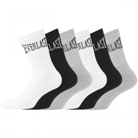 Lot de 6 Paires de Chaussettes Tennis assorties