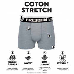 Pack Surprise de 3 Boxers coton homme