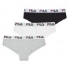 Lot de 3 slips brésiliens femme en coton Lot de 3 slips brésiliens femme en coton