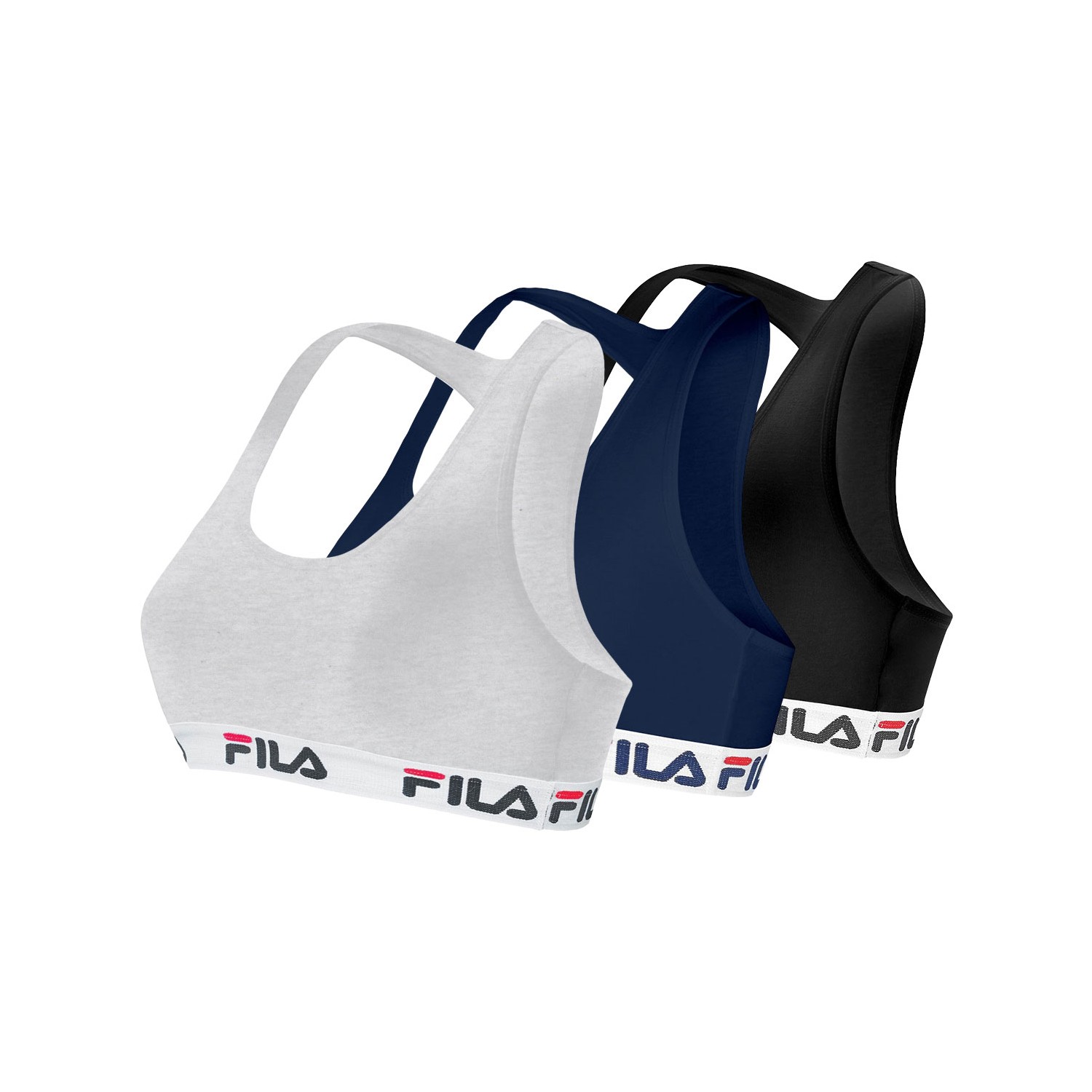 Lot de 3 Brassières coton femme Uni Lot de 3 Brassières coton femme Uni