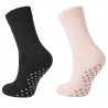 Lot de 2 Paires de Chaussettes femme bouclette antidérapante Lot de 2 Paires de Chaussettes femme bouclette antidérapante