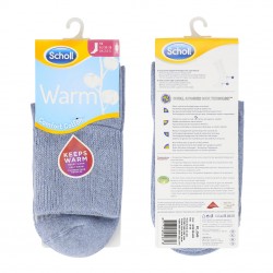 Paire de Chaussettes tige longue semelle demi-bouclette