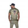 T-shirt homme col v avec print Wolf T-shirt homme col v avec print Wolf