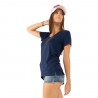 Tshirt en col V Logo Strass femme Roon Tshirt en col V Logo Strass femme Roon