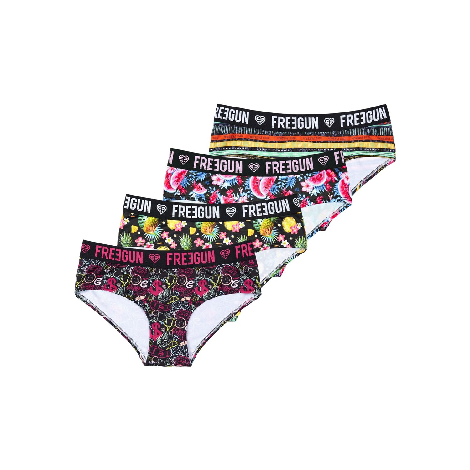 Lot de 4 Boxers fille Lot de 4 Boxers fille