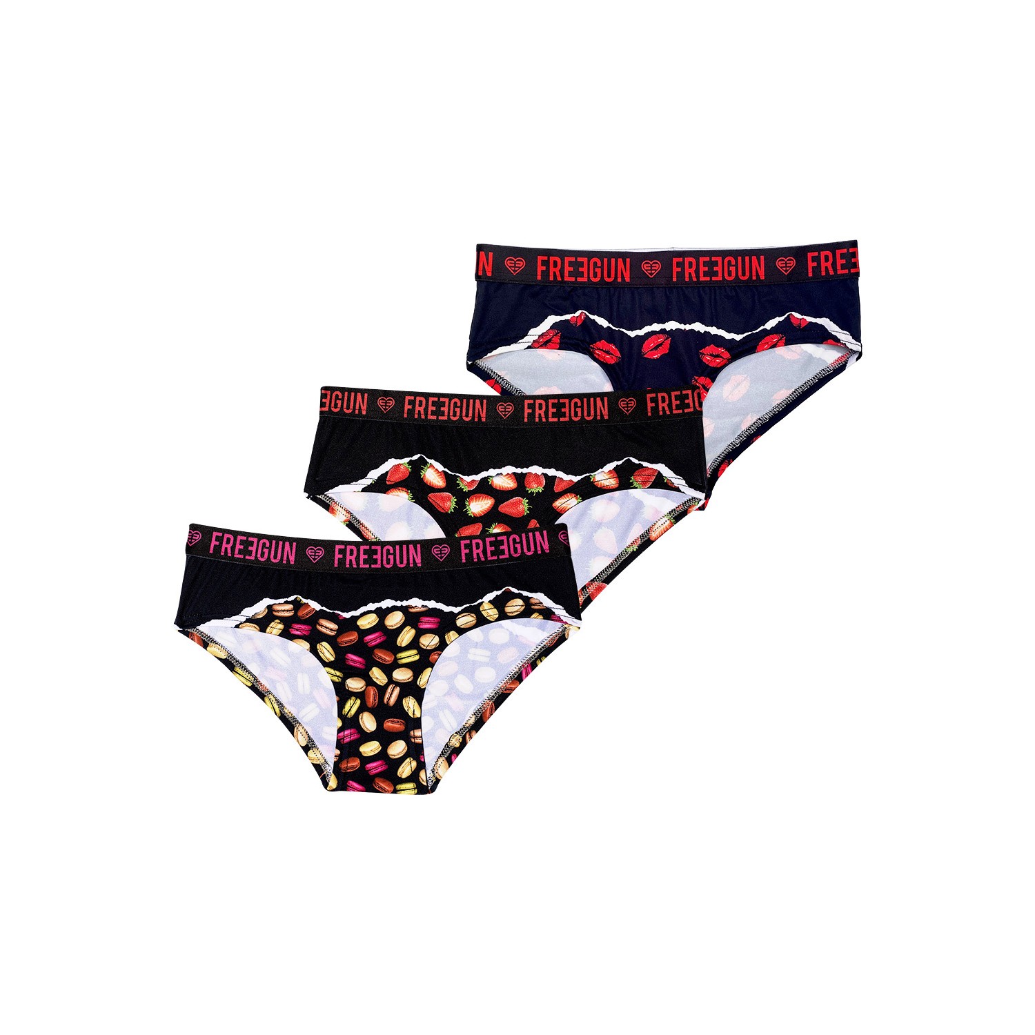 Lot de 3 Boxers fille Best Of Anniversary