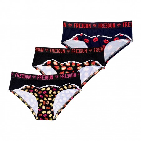 Lot de 3 Boxers fille Best Of Anniversary