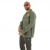 Veste avec broderies avec 4 poches en lin