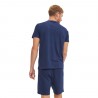 Ensemble Pyjama court Tshirt col rond homme en coton Ensemble Pyjama court Tshirt col rond homme en coton