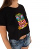 Crop top Tie and Dye femme en coton Tika Crop top Tie and Dye femme en coton Tika