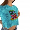 Crop top Tie and Dye femme en coton Tika Crop top Tie and Dye femme en coton Tika