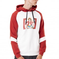 Sweat à capuche homme One piece Luffy