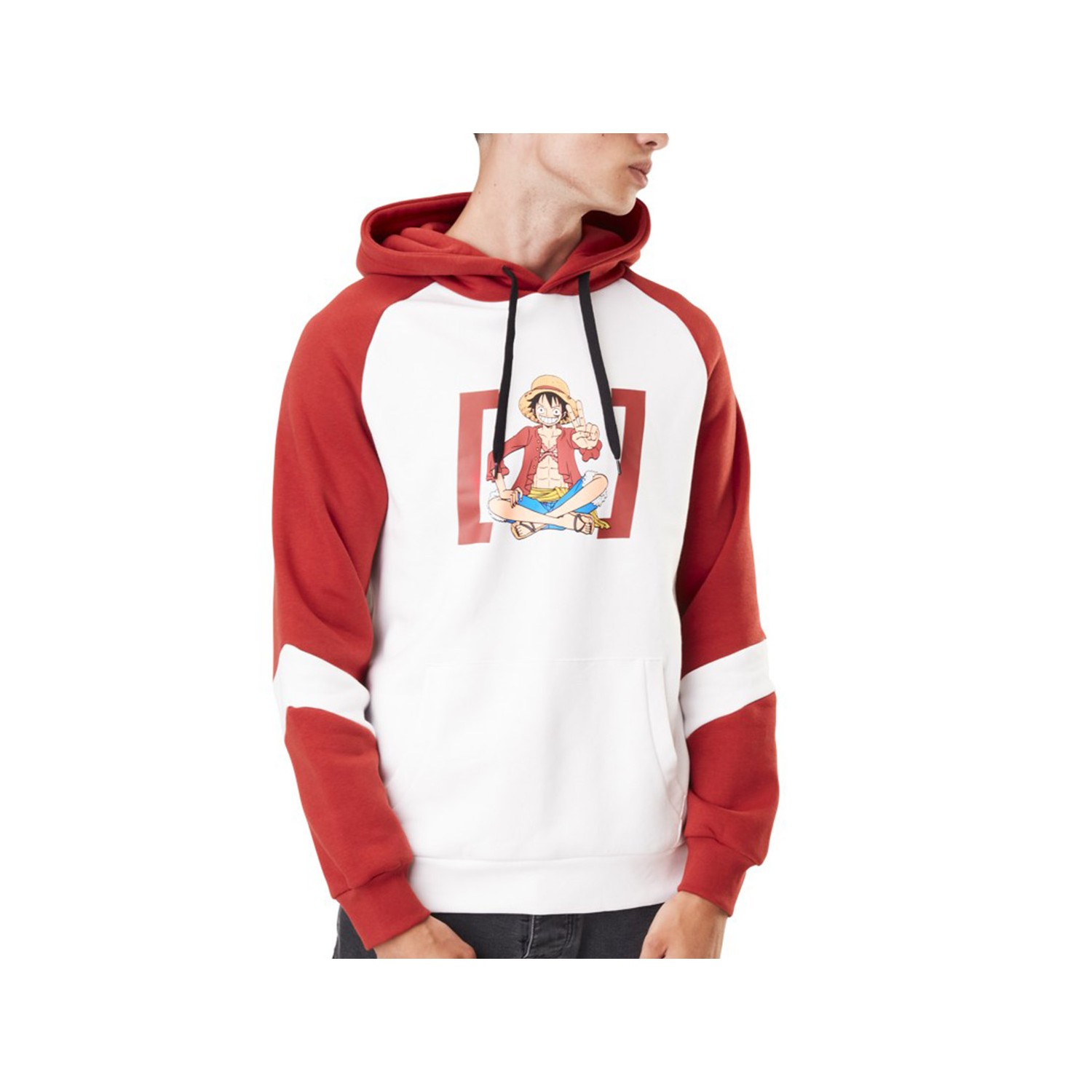 Sweat à capuche homme One piece Luffy