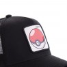 Casquette Capslab trucker Pokemon Pokeball Noir Casquette Capslab trucker Pokemon Pokeball Noir
