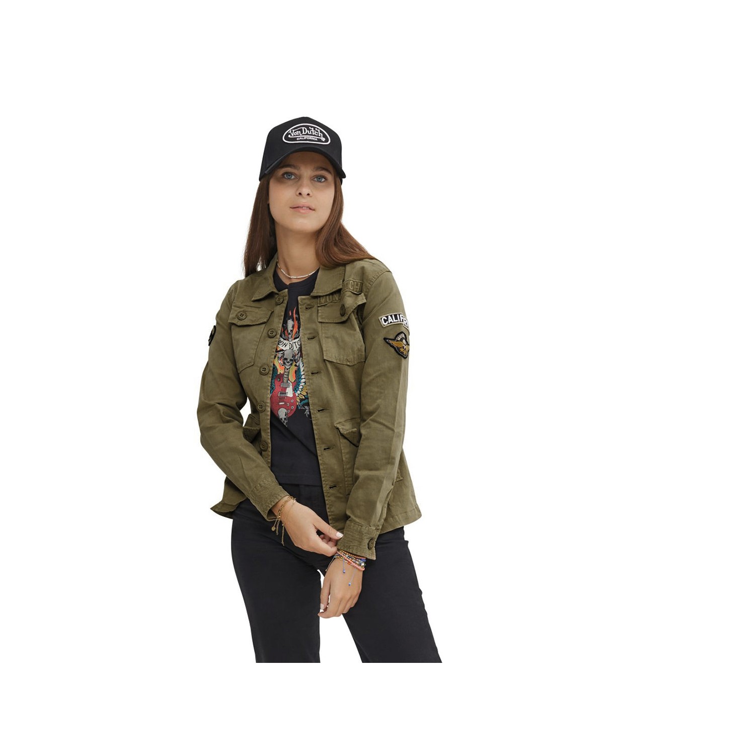 Veste femme coton cintrée Camila Veste femme coton cintrée Camila