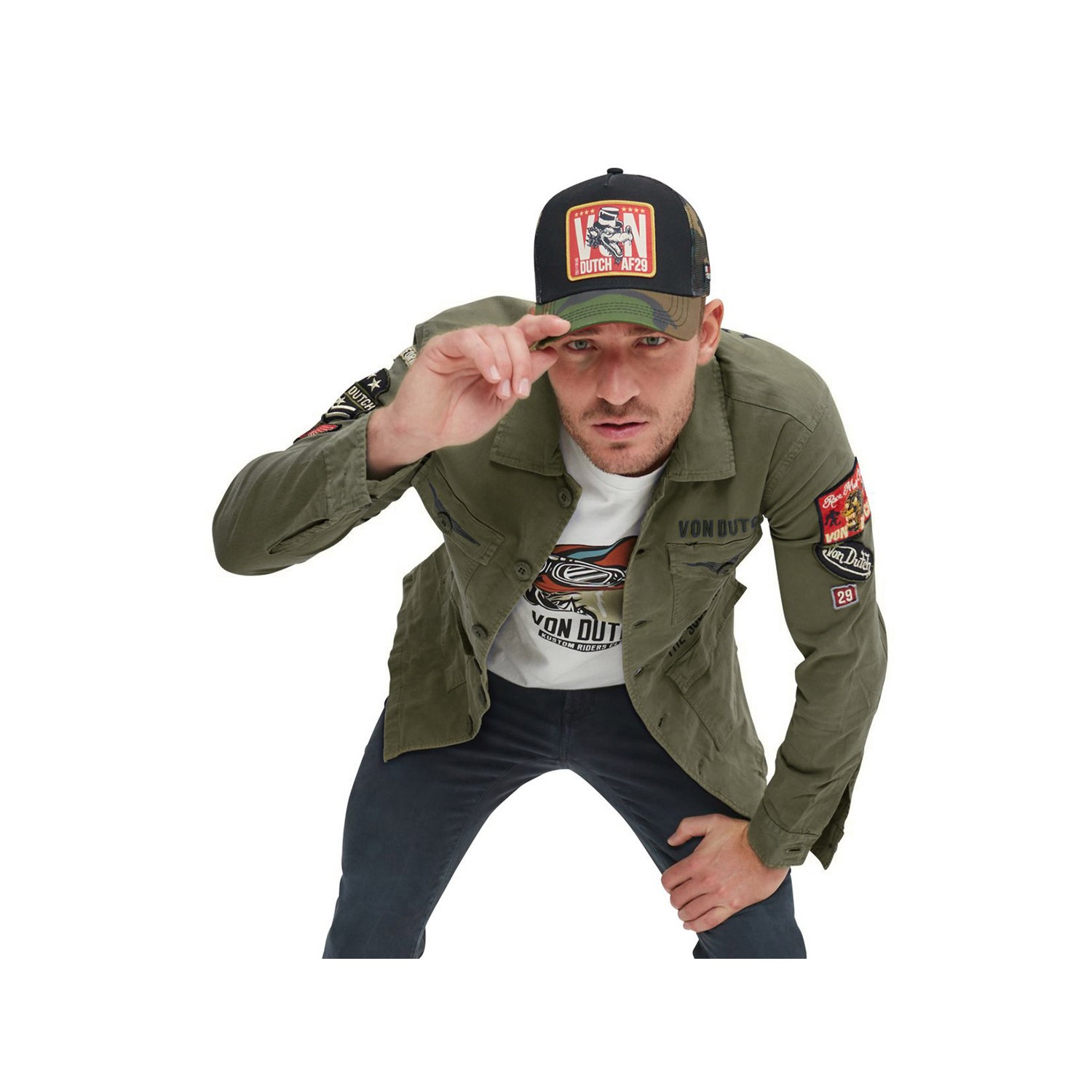Veste fine coton homme Rebel Veste fine coton homme Rebel