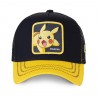 Casquette Capslab trucker Pokemon Pikachu Noir Visière Jaune