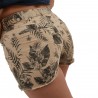Short en toile femme en coton Spicy
