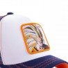 Casquette trucker Dragon Ball Z Sangoku Super Saiyan Blanc Casquette trucker Dragon Ball Z Sangoku Super Saiyan Blanc