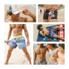 Boardshort court homme ceinture tout-élastiquée Boardshort court homme ceinture tout-élastiquée