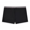 Shorty de bain homme uni avec gros logo sur la cuisse