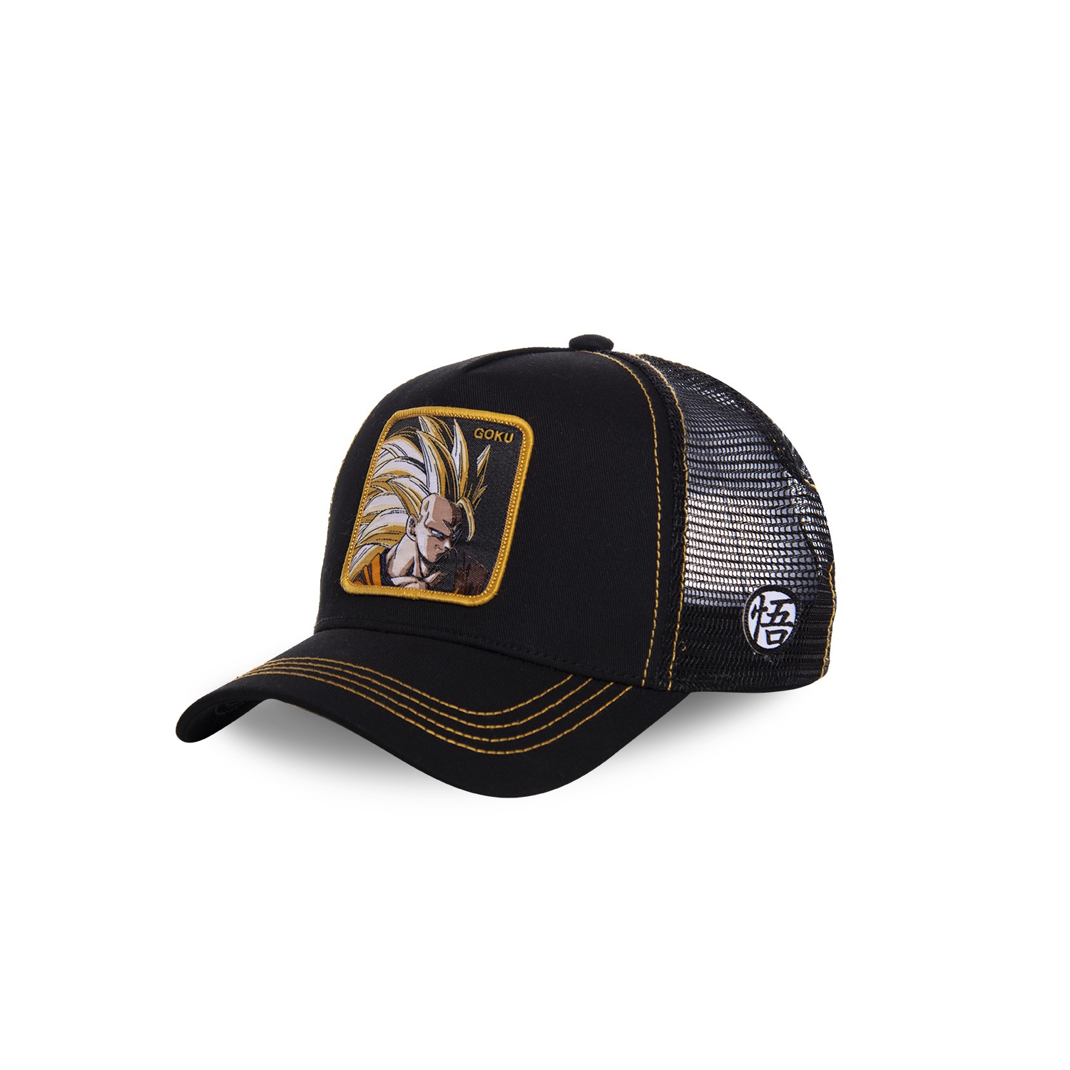 Casquette Capslab trucker Dragon Ball Z Sangoku Super Saiyan Noir Casquette Capslab trucker Dragon Ball Z Sangoku Super Saiyan Noir