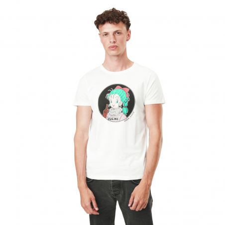 T-shirt homme en coton col rond Dragon Ball Bulma