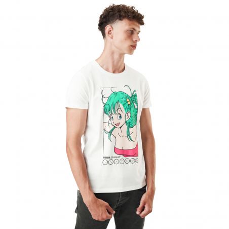 T-shirt homme en coton col rond Dragon Ball Bulma