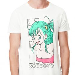 T-shirt homme en coton col rond Dragon Ball Bulma