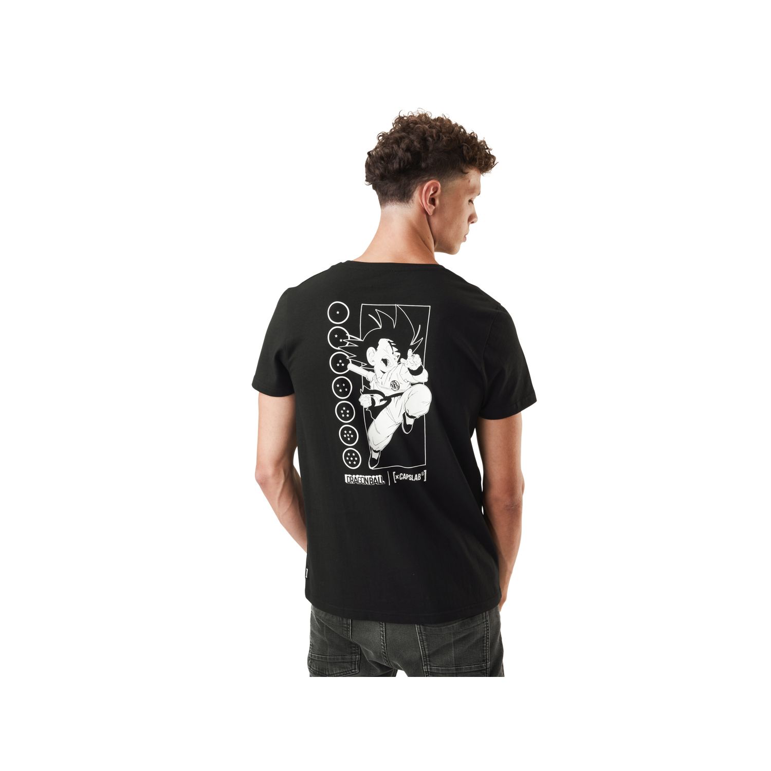 T-shirt homme en coton col rond Dragon Ball Son Goku