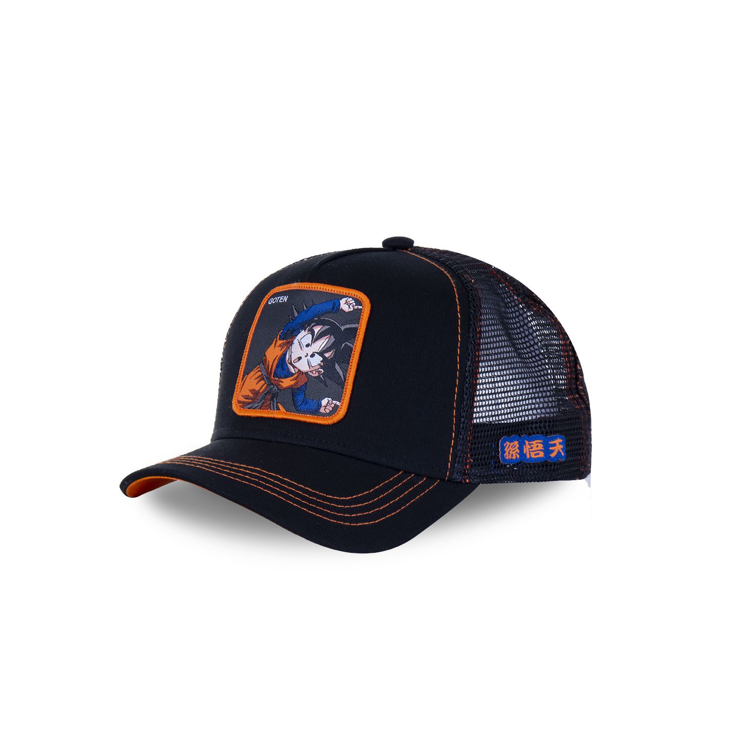 Casquette trucker Dragon Ball Z Goten Noir Casquette trucker Dragon Ball Z Goten Noir