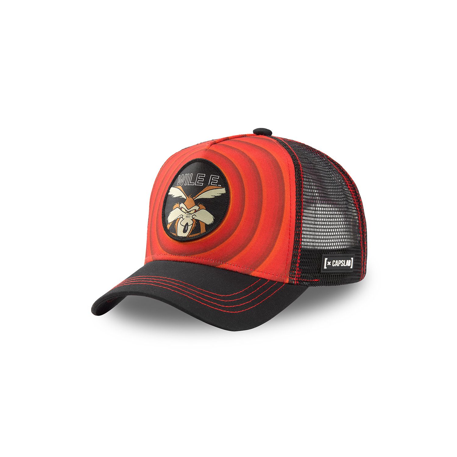Casquette Capslab Looney Tunes Coyote Rouge Casquette Capslab Looney Tunes Coyote Rouge