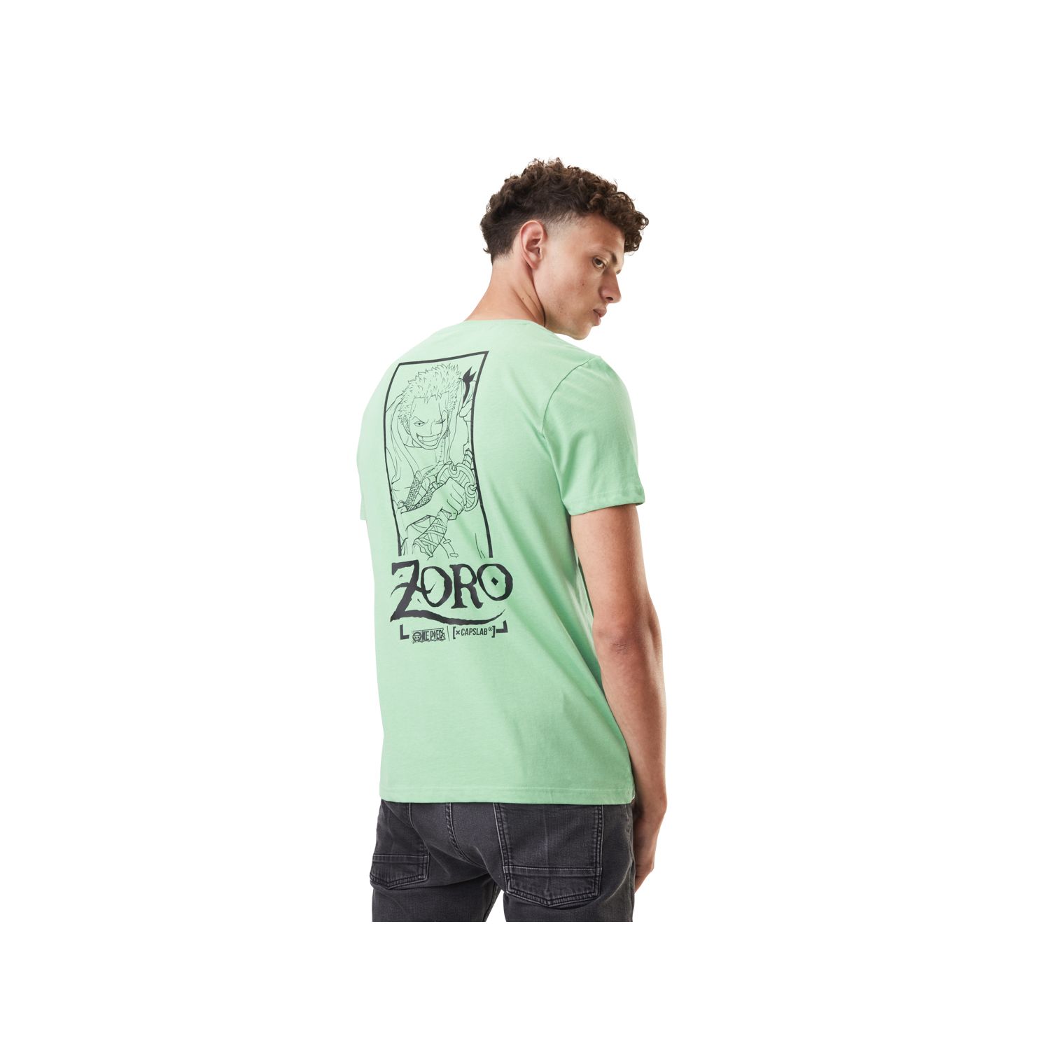 T-shirt homme col rond One Piece Zoro