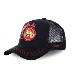 Casquette baseball Flamme noir