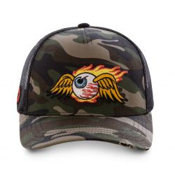 Casquette baseball filet Von Dutch Fire Camouflage