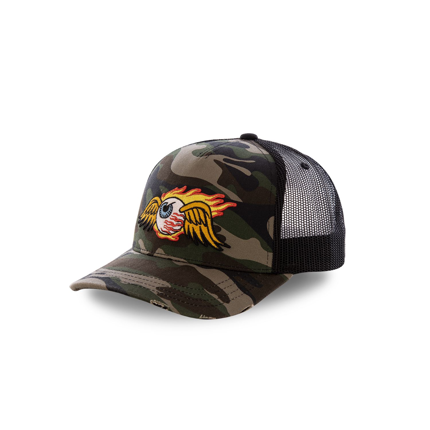 Casquette baseball filet Von Dutch Fire Camouflage Casquette baseball filet Von Dutch Fire Camouflage