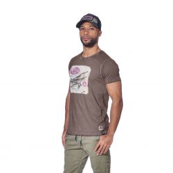 T-shirt homme col rond avec print