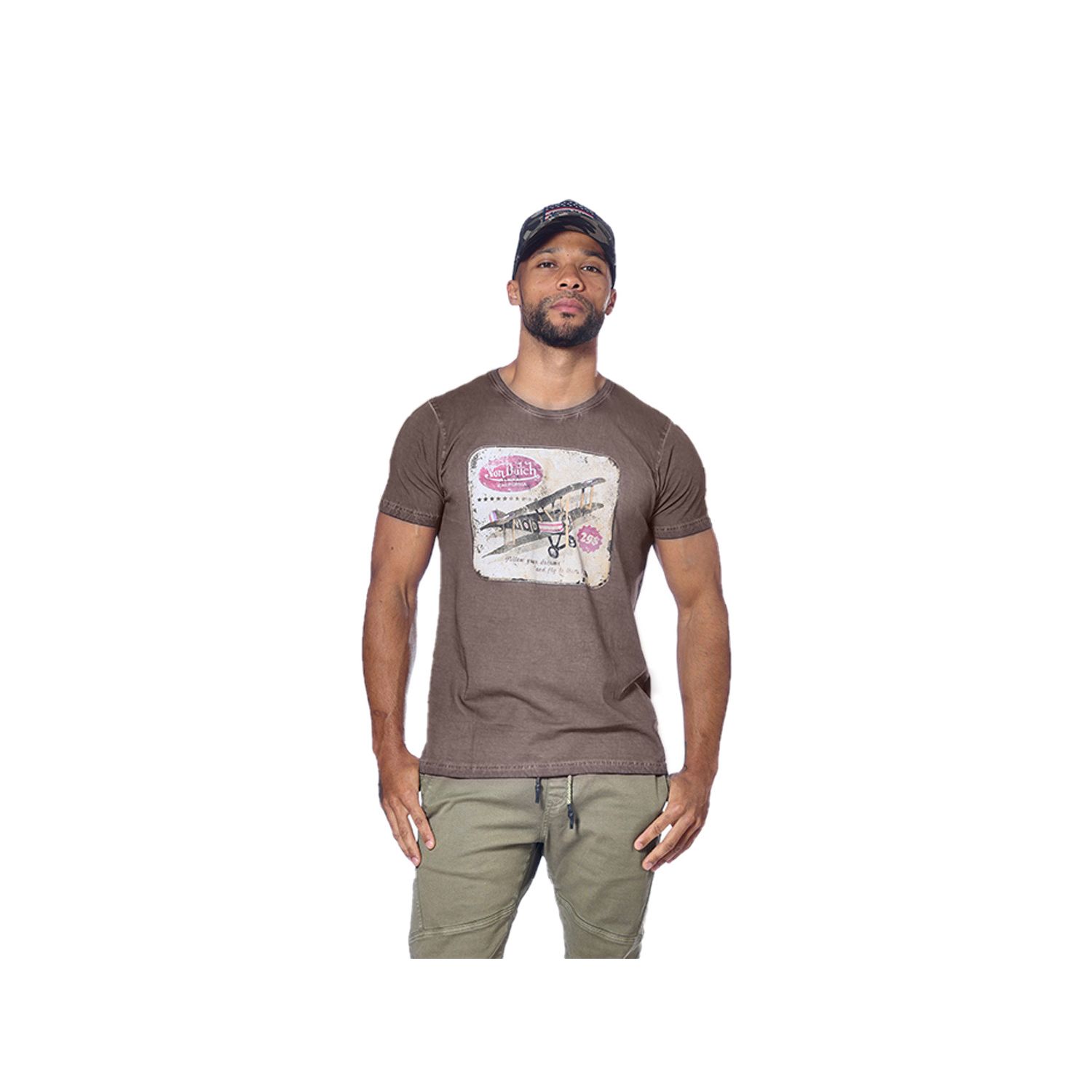 T-shirt homme col rond avec print T-shirt homme col rond avec print