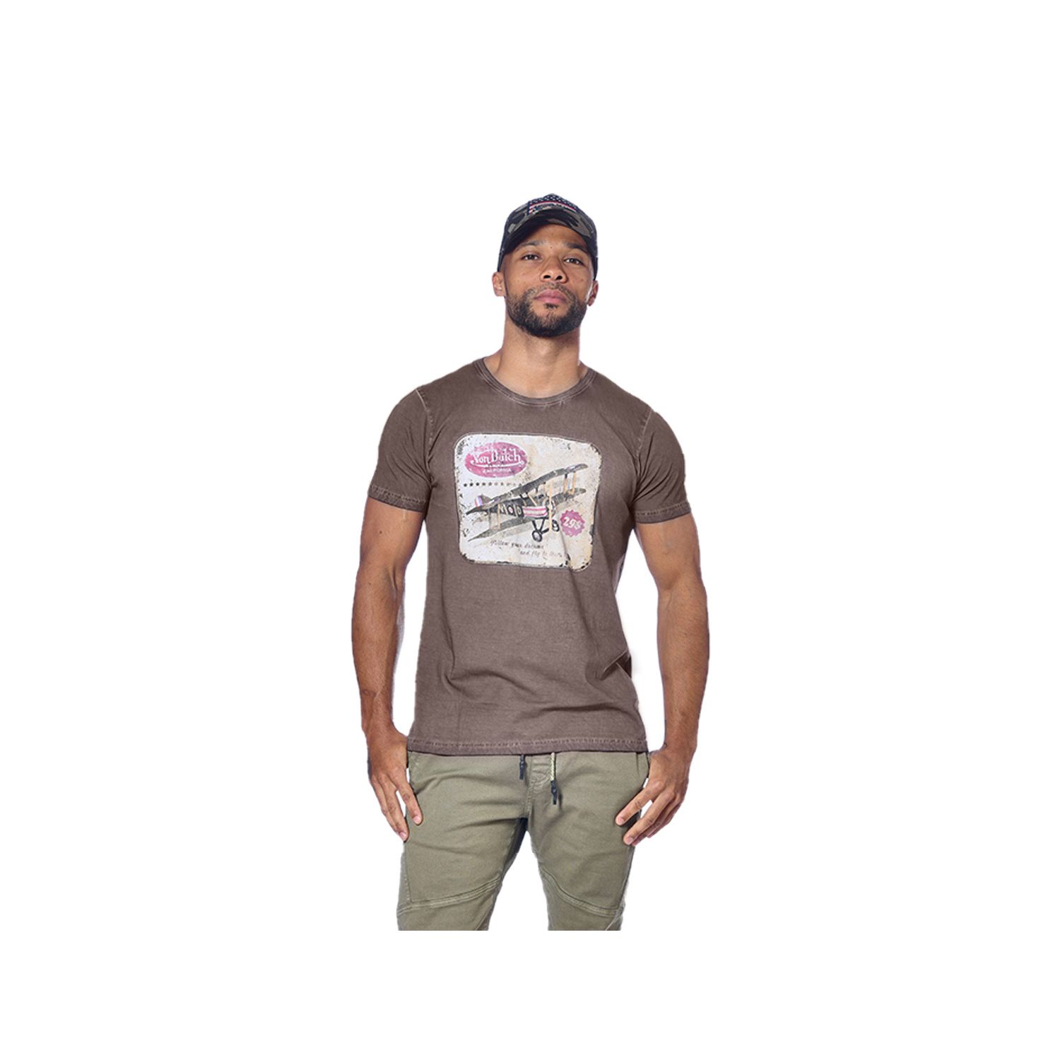 T-shirt homme col rond avec print