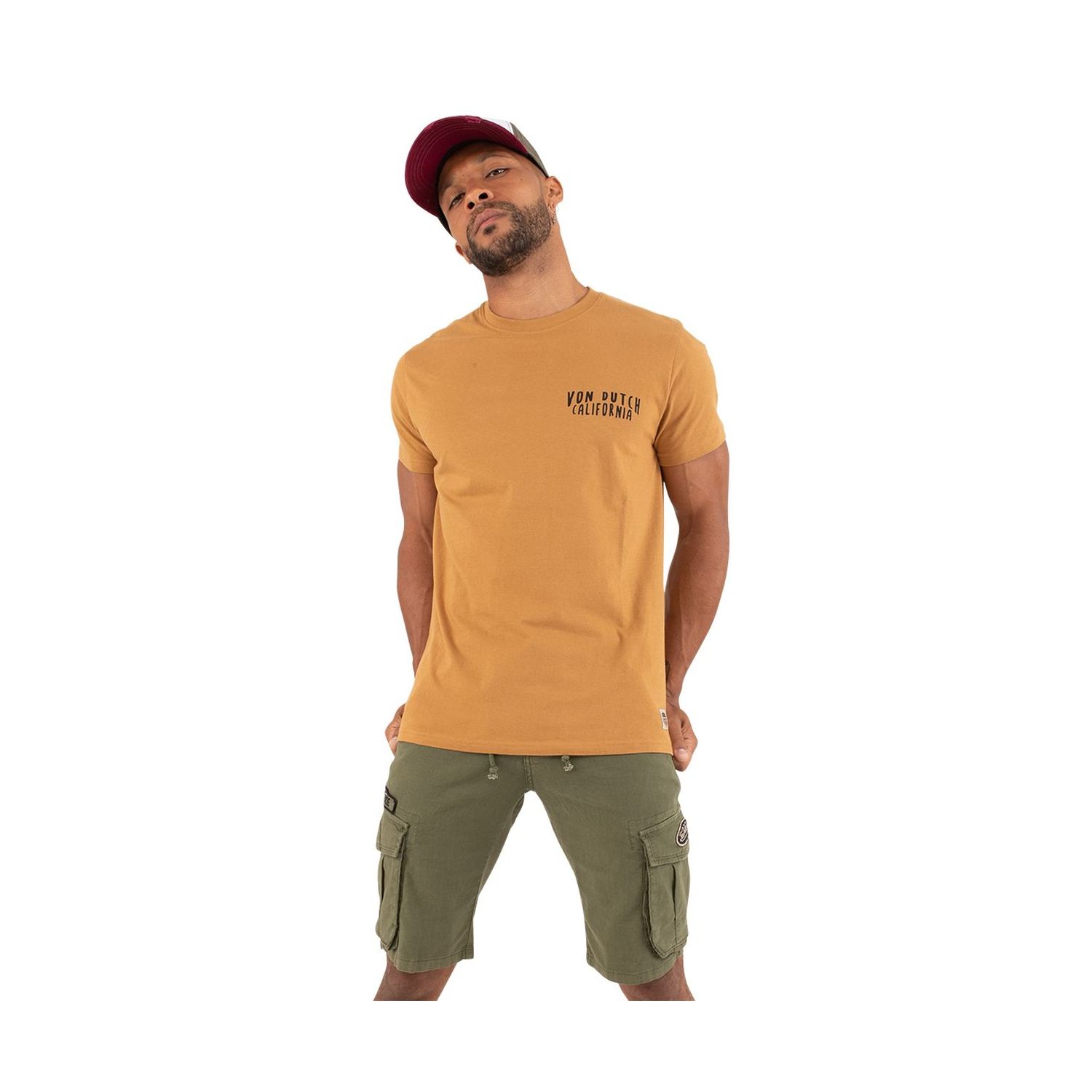 T-shirt col rond regular fit homme en coton Handy