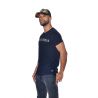 T-shirt col V homme avec print Ghost T-shirt col V homme avec print Ghost