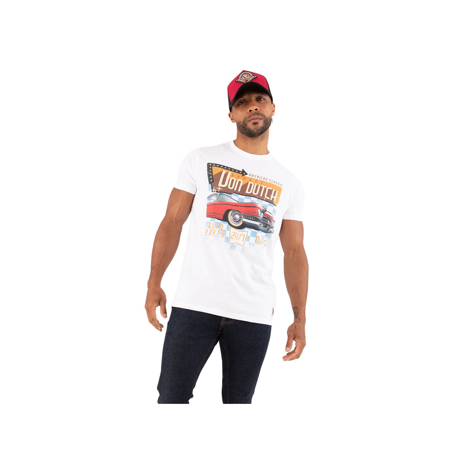 T-shirt col rond regular fit homme en coton Dinn T-shirt col rond regular fit homme en coton Dinn