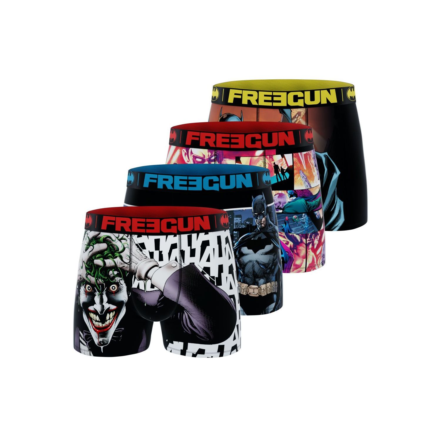 Lot de 4 boxers homme DC Comics